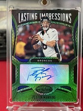 2020 Panini Certified Peyton Manning Lasting Impressions Auto 2/2 Broncos HOF SP