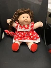 Cabbage Patch Kids Cornsilk Growing Hair Doll Red Hair dress Brown Eyes 1987 VTG