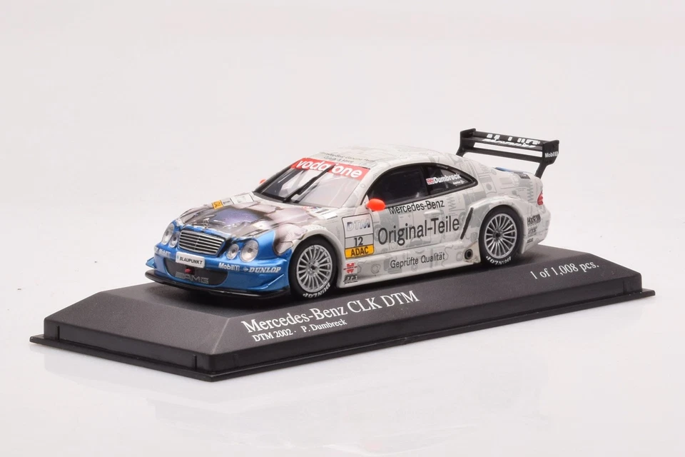 400023112 Mercedes CLK DTM Team Original Teile n12 Dumbreck DTM Minichamps 1/43 - Immagine 2 di 4
