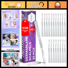 20 Pack Disposable Dermaplaning Razors for Women - Face Scalp Tool, Smooth Ski