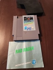 Rad Racer Nintendo NES 1987 With Manual