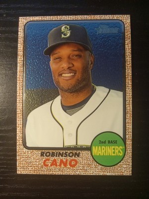 2017 Topps Heritage #THC-422 Robinson Cano Chrome #d/999 Mariners Free Ship!!
