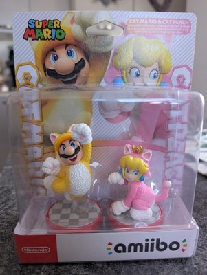Nintendo amiibo Super Mario - Cat Mario & Cat Peach - Neu & OVP