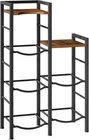 HOOBRO 5 Gallon Water Jug Holder 3 Tier Water Jug Rack with Wooden Top Shelves