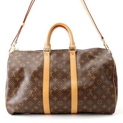 LOUIS VUITTON Keepall Bandouliere Size 45 Monogram Brown M41418