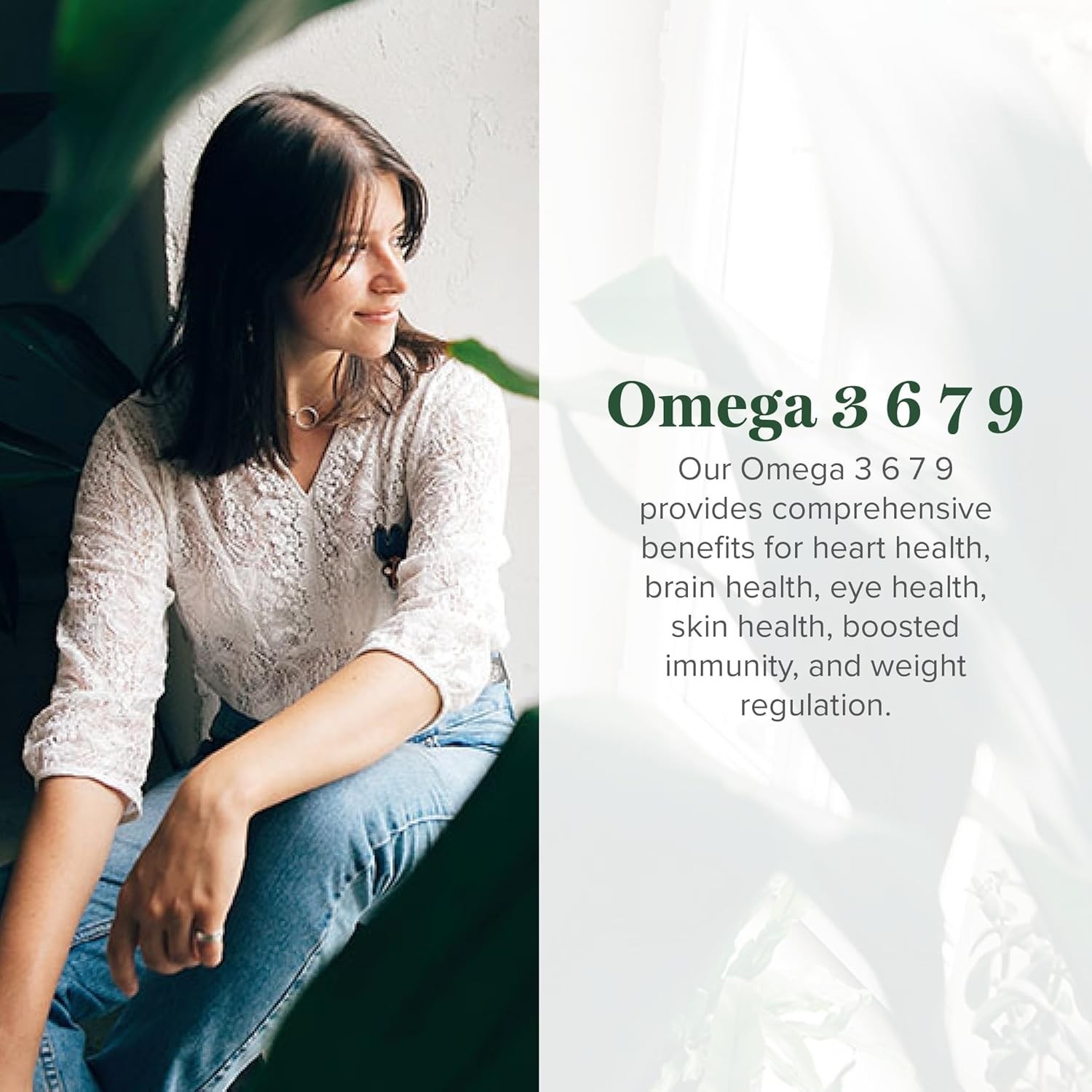 Organic Omega 3 6 9 and 7 (Seaberry CO2 Extract) - Fish-Free Non-GMO Omega 3 Sup