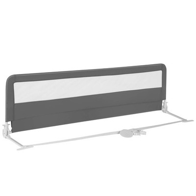 71'' Long Bed Rail for Toddlers w/ Removable Cover Breathable Mesh & Crossbar