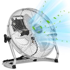 12 Inch High Velocity Floor Fan Large Metal Adjustable Cooling Industrial UK