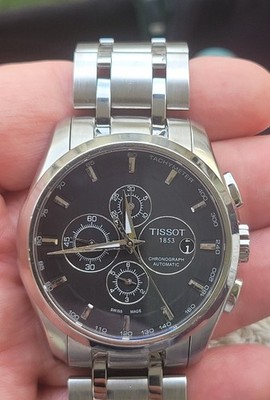 TISSOT WATCH COUTURIER CHRONOGRAPH T035627A AUTOMATIC MENS 45mm SWISS MADE Box