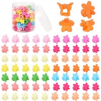 100 StüCk Mini Haarclips Baby Haarspangen Blumen Mini Haarclips Perlen