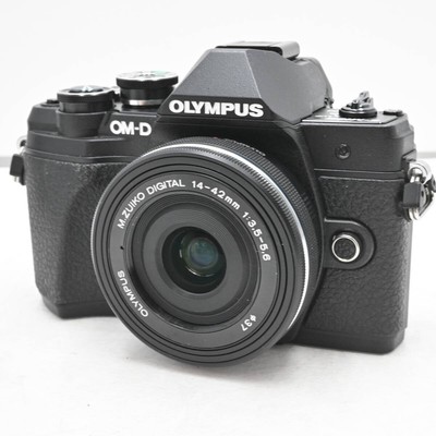 Olympus  OM-D E-M10 Mark III EZ double zoom kit black w/ 1610 shots 344215