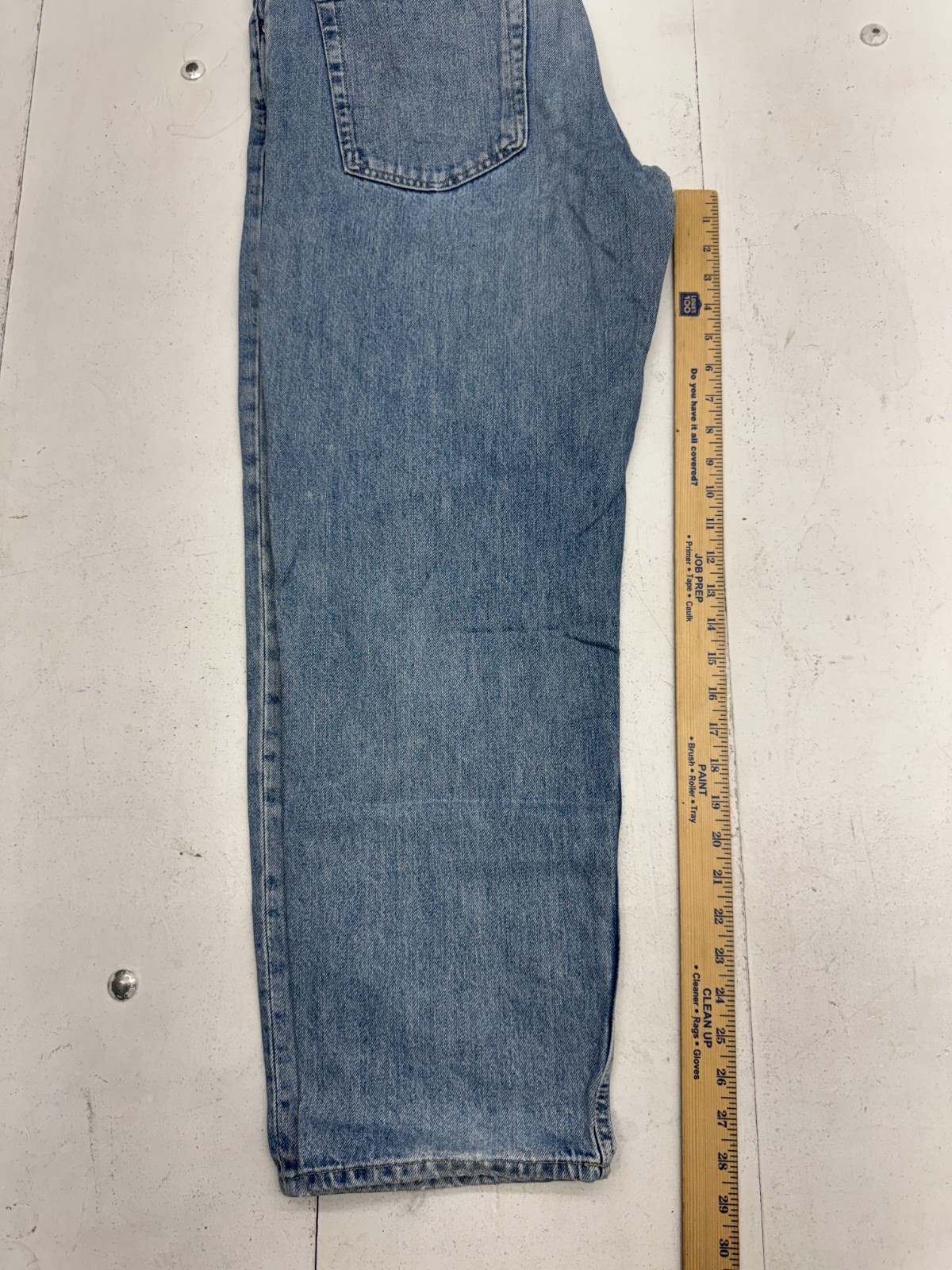 Pull & Bear Solid Light Washed Blue Denim Jeans S… - image 5