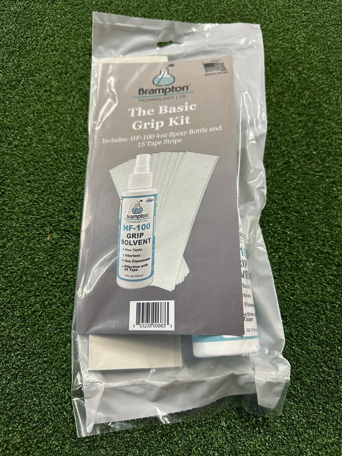 Basic Brampton Grip Kit. Tape, Solvent, Instructions. DIY Install Golf