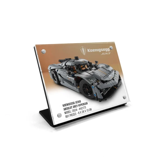 #42173 Koenigsegg Jesko Absolut Grey Hypercar - Classic Display Plaques - Picture 2 of 3