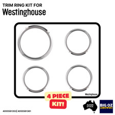 Westinghouse Stove Trim Ring Set 3x 6" #4055561353 + 1x 8" #4055561361