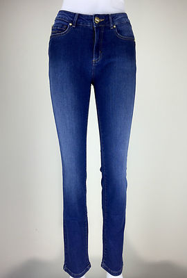Ex M&S Ladies Roma Rise Sculpt Slim Jeans Straight Leg 6-24 Mark Spencer  Per Una UK