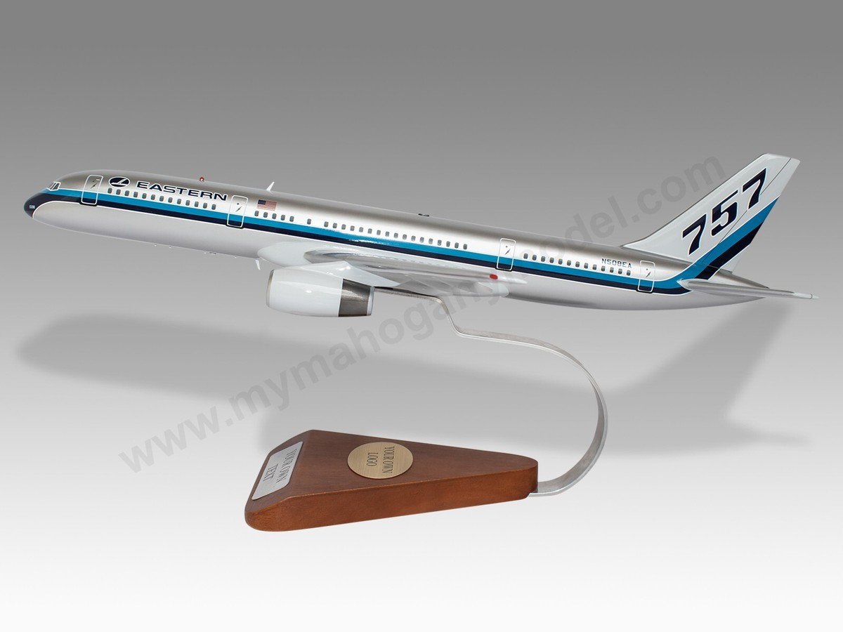 Boeing 757-200 Eastern Airlines V2 Desk Wood Airplane Model Small