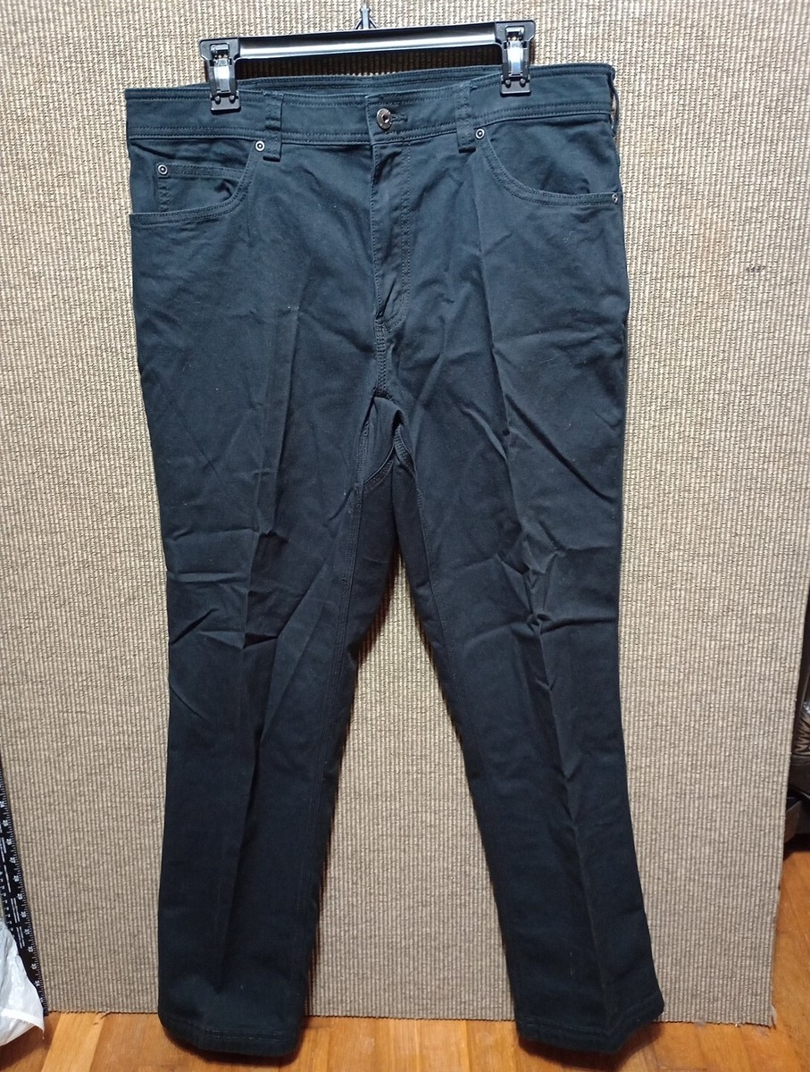 Duluth Men's DuluthFlex Fire Hose standard Fit Foreman Pants 36×32 Black