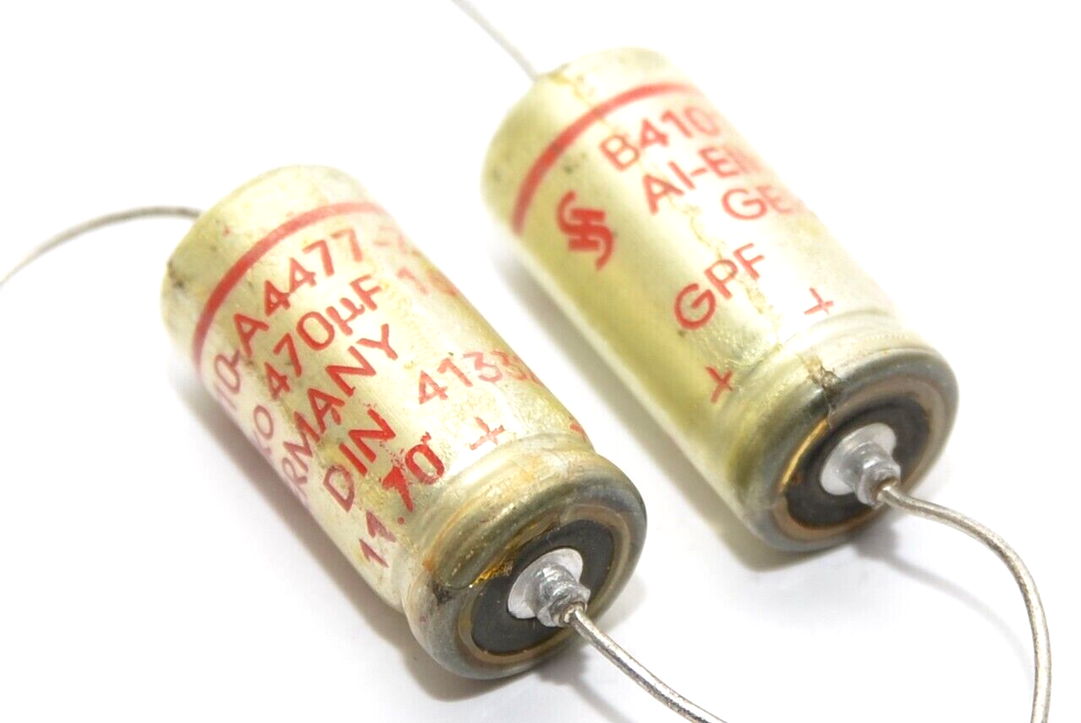 ELKO KONDENSATOR V. Siemens Typ GPF Serie B41010, 4700 µF / 16 V, Capacitor, NOS EUR 11,80 - DE