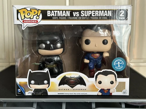 Funko Pop Batman Vs Superman 2 Pack Exclusive Underground Dc Super Heroes Sealed