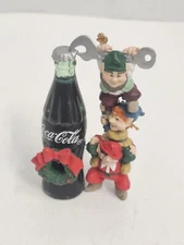 COCA COLA CAVANAGH ELVES OPENING BOTTLE LIMITED EDITION  ORNAMENT