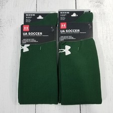 Under Armour UA Soccer Over-The-Calf Socks Unisex Adult sz Medium 2 Pair 1264790