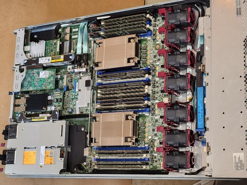 HP ProLiant DL360 Gen9 2x E5-2690v4 2.6G 28 Core 256GB P440AR 4xRJ45 Rails - Picture 2 of 3