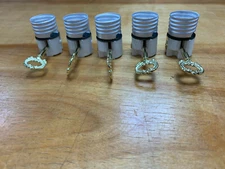 #5 LIGHT SOCKET INTERIOR, NEW, Porcelain ,Polished, TURN-KEY, 2-way,  lamp parts