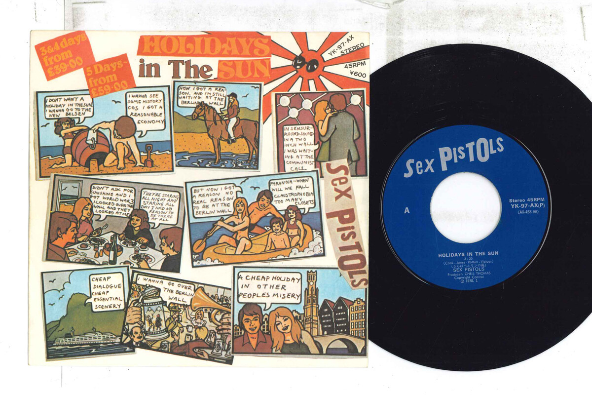 SEX PISTOLS Holidays In The Sunレコード 7