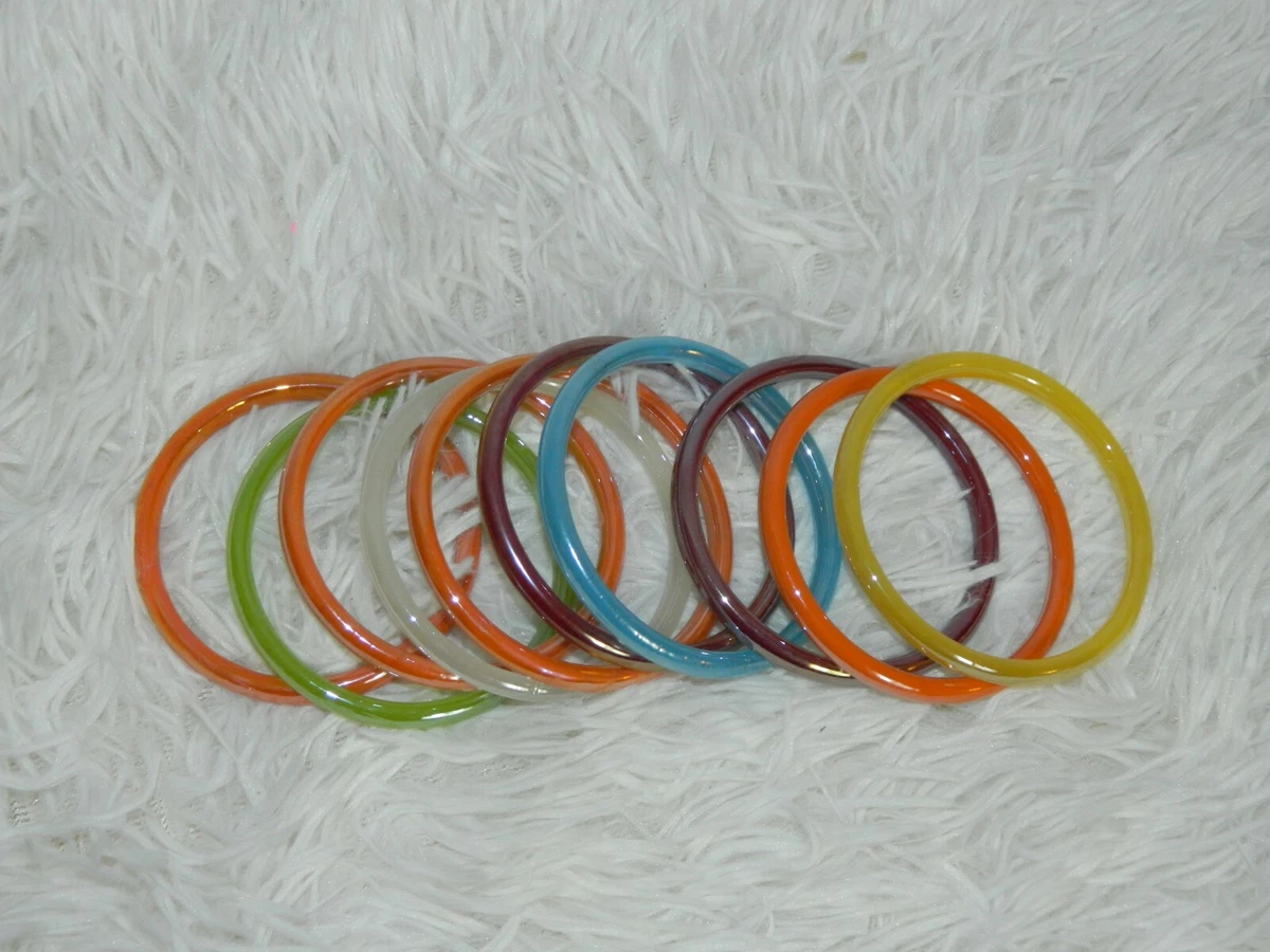 Thick glass shop bangles