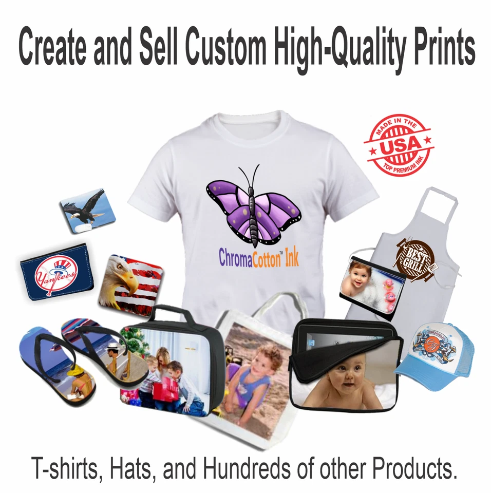 Epson Printer with dye InkJet for Iron Transfer Print T-Shirt Start Bundle - Image 4 of 4