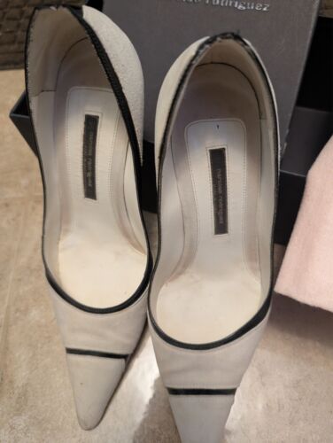Narciso Rodriguez white heels 36.5 6 - Imagen 4 de 5