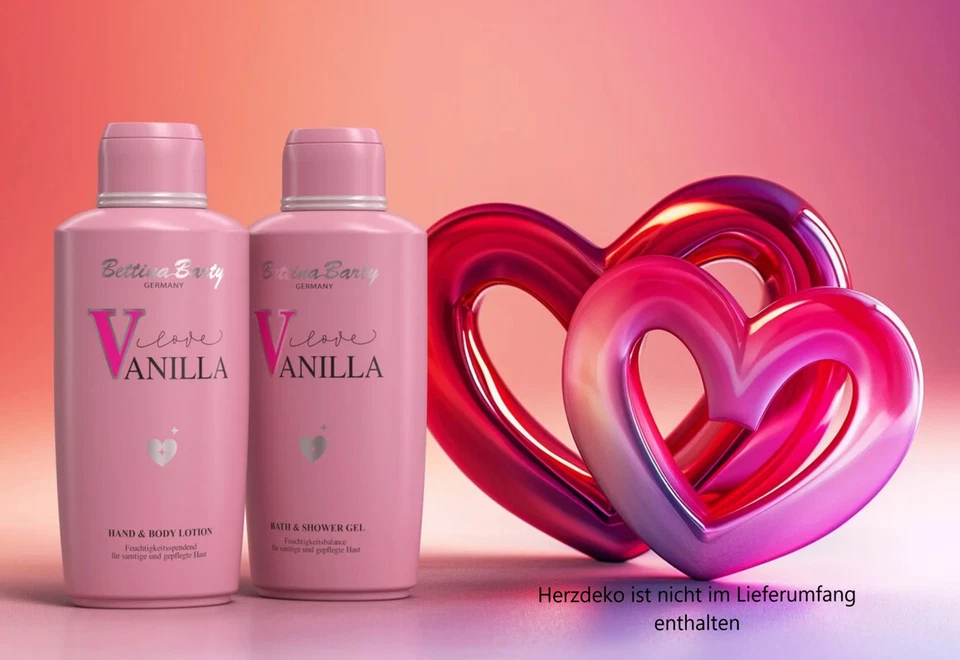 Bettina Barty LOVE Vanilla Bath & Showergel & Bodylotion je 500 ml Bundle NEU!