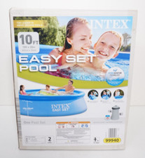 10 Foot Easy Set Pool with Pump and Filter NT...