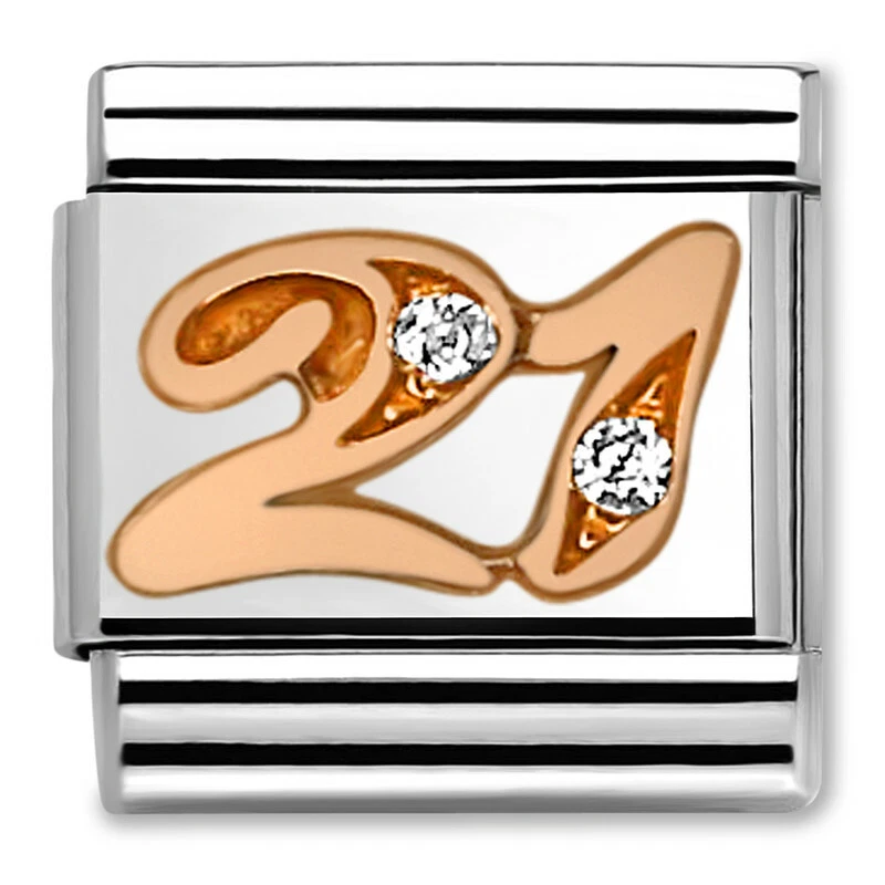 Rose gold nomination charms cheap ebay