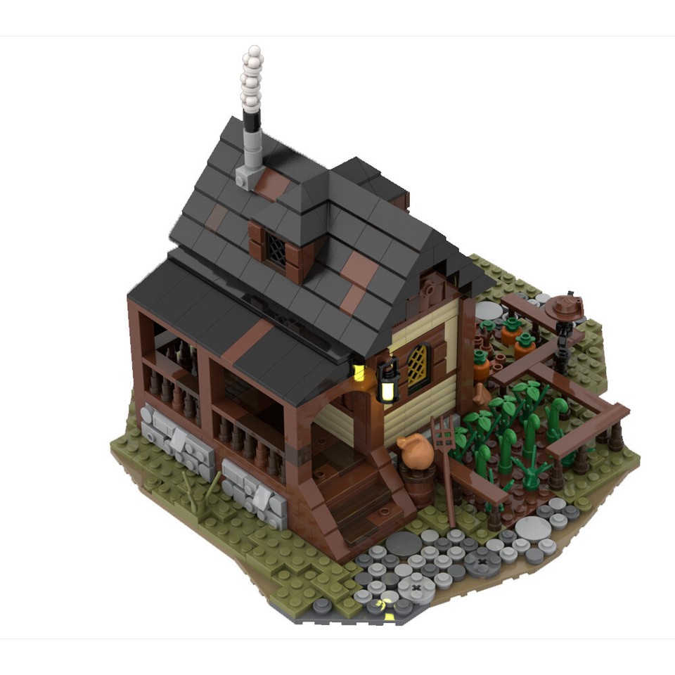 ZITIANYOUBUILD Medieval Hut Modular Villagers' House avec
