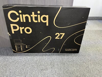 Wacom Cintiq Pro 27 DTH271K0A Creative Pen Drawing Tablet with Touch Display
