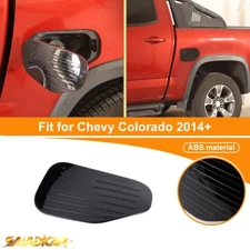 ??Black Filler Door Tank Cover Gas Cap Cover For Chevy Colorado/GMC Canyon 14-22