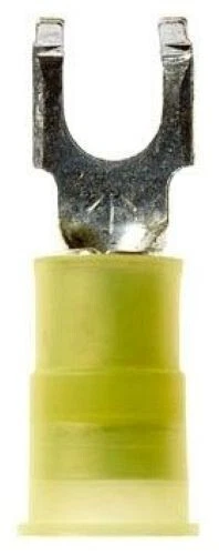 3M MNG10-10FK Fork Terminal, 12-10 AWG, #10 Stud, Nylon Insulated, Pack of 100 - Image 2 of 2
