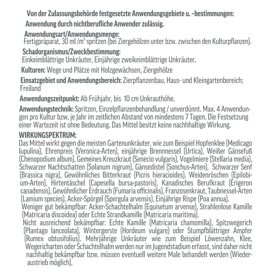 Roundup Express Unkrautfrei Unkrautvernichter Fertigmischung, 4 x 2,5 Liter - Bild 4 von 4