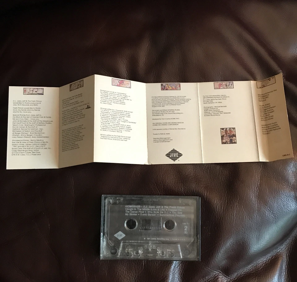 DJ Jazzy Jeff & the Fresh Prince - Homebase Cassette (1991) - Image 4 of 4