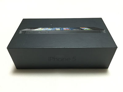 Used! Apple iPhone 5 Black 64GB MD622J/A Empty Box No Phone Japan