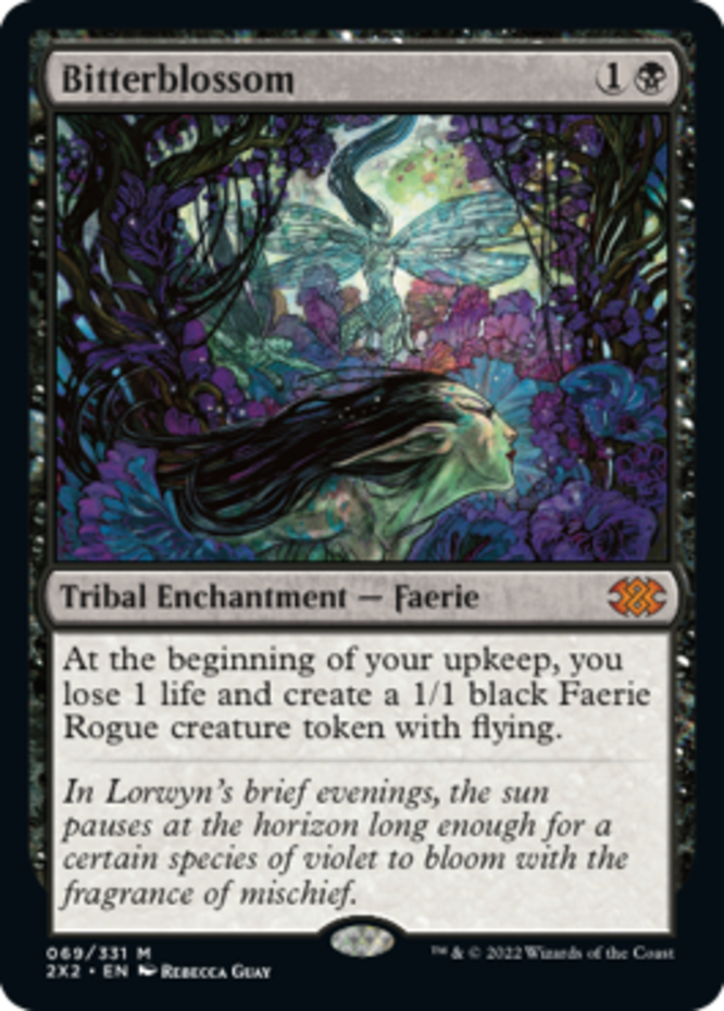 Near Mint Foil Bitterblossom from Double Masters 2022 - 1x