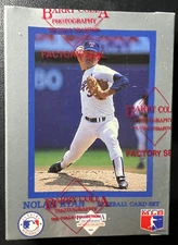 1992 Barry Colla Nolan Ryan Texas Rangers Set Of 12 Cards Sealed Box Pack