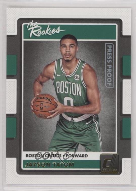 2017-18 Panini Donruss The Rookies Press Proof Jayson Tatum #3 04u1