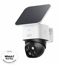 eufySecurity SoloCam S340 Dual Cameras Solar Security Camera Outdoor Wireless 3K