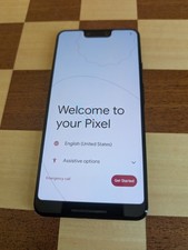 Google Pixel 3 XL - 64 GB - Unlocked New Battery With Box BROKEN MIC Read Desc