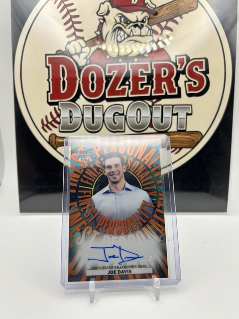 2026 Topps Finest - Joe Davis Finest Personality Auto Orange /25