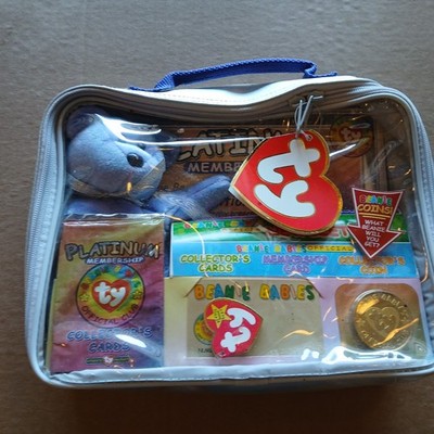 Ty Beanie Babies Platinum Official Membership Case and Kit