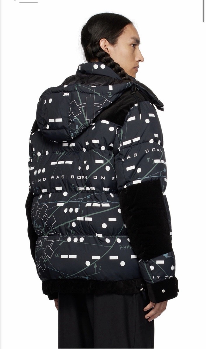 sacai サカイ INTERSTELLAR レザー切替スタジアムジャケット sacai（サカイ） 23AW INTERSTELLAR Blouson ロゴワッペン アーム